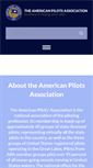 Mobile Screenshot of americanpilots.org