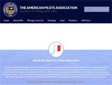 Tablet Screenshot of americanpilots.org